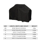 Outdoor BBQ Cover Dust Waterproof Weber Heavy Duty Charbroil Grill Cover Rain Protective Outdoor Barbecue Cover BBQ Accessories