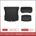 Floor Mats Cargo Liner For Tesla Model 3 2025 Highland Waterproof Anti-slip Trunk Mat TPE Pads Model 3 2024 Highland Accessories