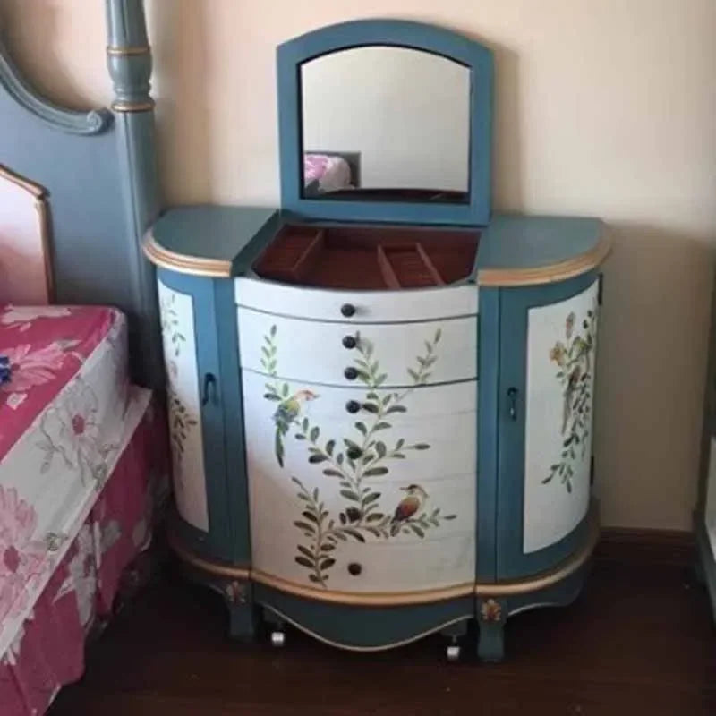 Cabinet Drawers Dresser Eithe Girl Modern Nordic Dressing Makeup Storage Table Luxury Wooden Comoda Pra Quarto Unique Furniture