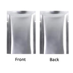 Multi Size Smell Proof Storage Bags Matte Black Open Top Tear Notch Pouches Vacuum Heat Sealing Aluminum Foil Mylar Package Bags