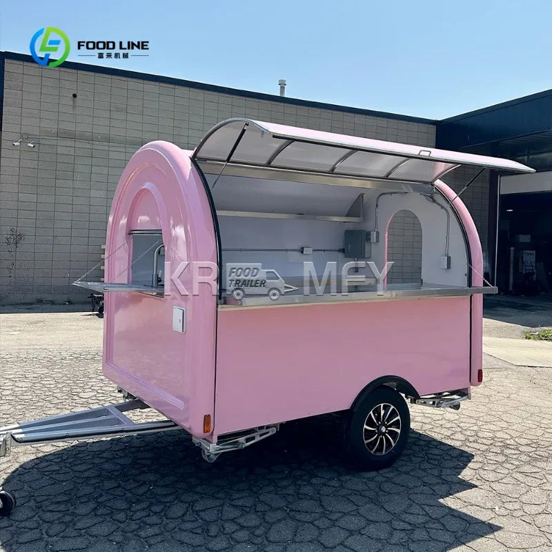 China Mobile Kitchen Food Trailer With Kitchen Food Truck Trailer Fully Equipped Food Truck Trailers with Full Kitchen Equipment