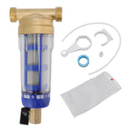 Pre Filter Purifier Whole House Spin Down Sediment Water Filter Central Prefilter System Backwash Stainless Steel Filter Mesh