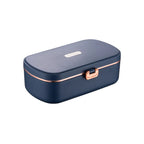 900ml Electric Lunch Box Water Free Heating Bento Box Portable Rice Cooker Thermostatic Heating Food Warmer For Office 220V