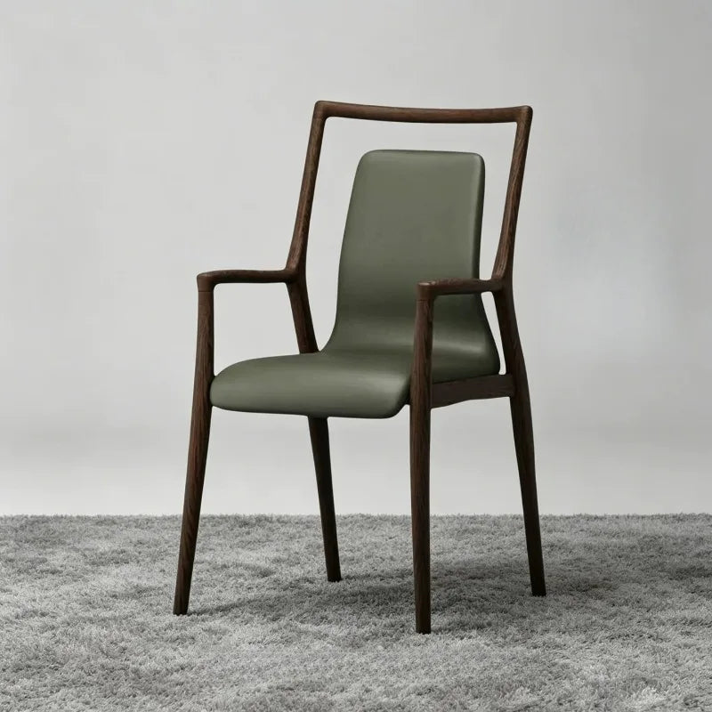 Comfortable Armchair Dining Chairs Kitchen Relaxing Modern Design Dining Chair Minimalist Waiting Room Dining Room Furniture