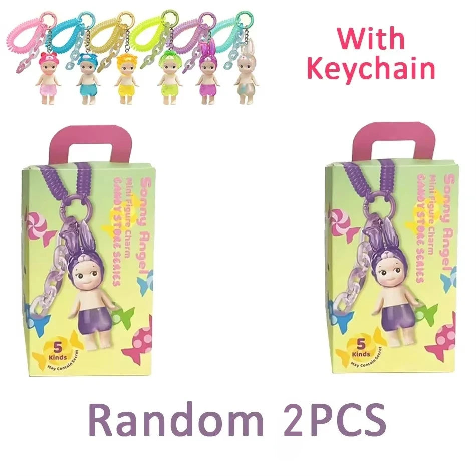 1-6PCS Angel Girl Candy House Series Blind Box Set Doll Trendy Play Keychain Pendant Gift Family and Friends Small Gifts