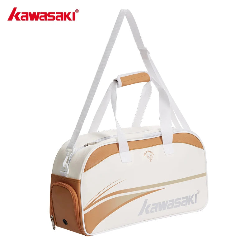 Kawasaki 2024 New Tennis Bag Wear-resistant Practical Zoning Storage S