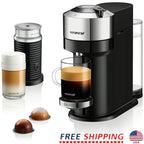 Vertuo Next Premium Coffee Maker with Aeroccino3 Milk Frother Single Serve Coffee and Espresso Machine Coffee Capsule Brewer