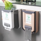 Kitchen Trash Can Portable Foldable Large Car Waste Bin For Bathroom Kitchen Cabinet Door Wall-mounted Kitchen Storage Boxes
