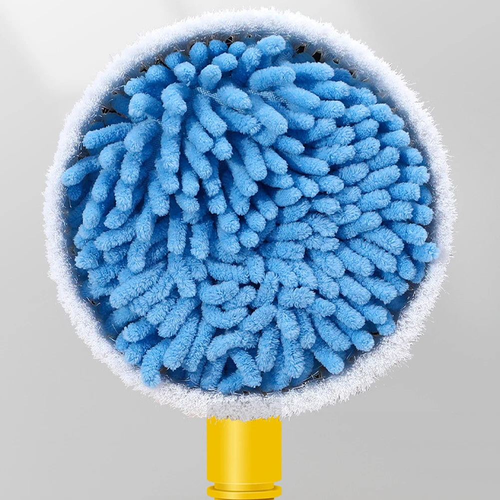 Car Cleaning Brush Long Handle High Pressure Washer Adjustable Spray Foam Rotating Brush 360 Degree Chenille Auto Cleaning Tools