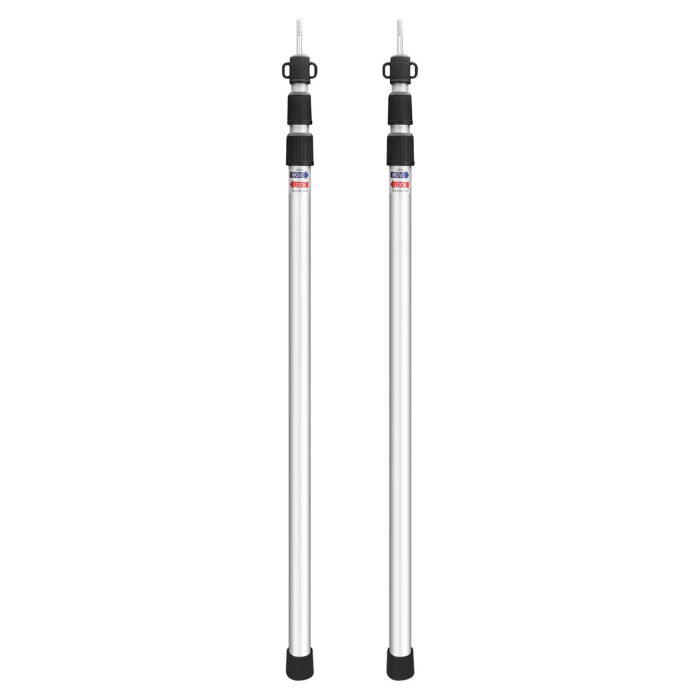 Tent Poles Telescopic Adjustable Awning Canopy Tarp Pole Support Rod for Sun Shelter Garden Camping Tents