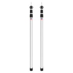 Tent Poles Telescopic Adjustable Awning Canopy Tarp Pole Support Rod for Sun Shelter Garden Camping Tents