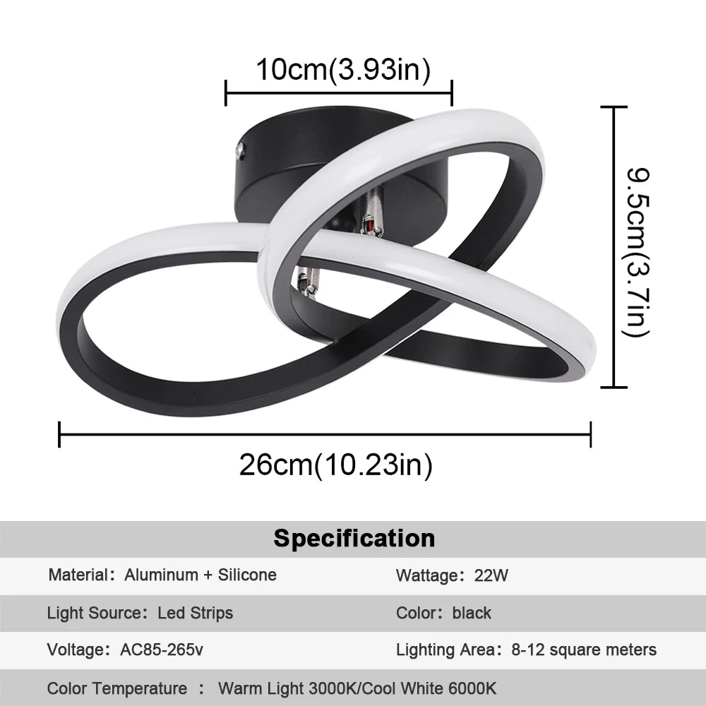 Modern Chandelier Cord Pendant Light Acrylic Led Ceiling Lamp Minimalist Dining Living Room Hotel Decor Luminair Hanging Fixture