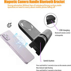 Magnetic CapGrip Magsafe Phone Grip Camera Phone Holder Handheld Selfie Booster w Bluetooth Remote 1/4 Screw for iPhone Android
