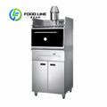Commercial Kitchen Equipment Kabab Grill Machine BBQ Meat Charcoal Broiler Grill Oven With/Without Cabinet for Restaurant