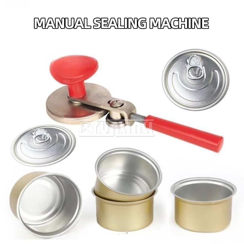 Manual Can Sealer Portable Bottle Sealing Machine Aluminum Cans Sealing Machine