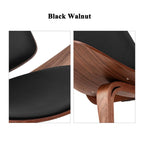Modern Nordic Style Three-Legged Shell Chair Ash Plywood Fabric Upholstery Living Room Chair Furniture Modern Lounge Shell Chair