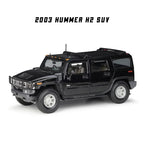 1:18 New Hummer H2 H1 Jeep alloy car model simulation car decoration collection gift toy Die casting model boy toy