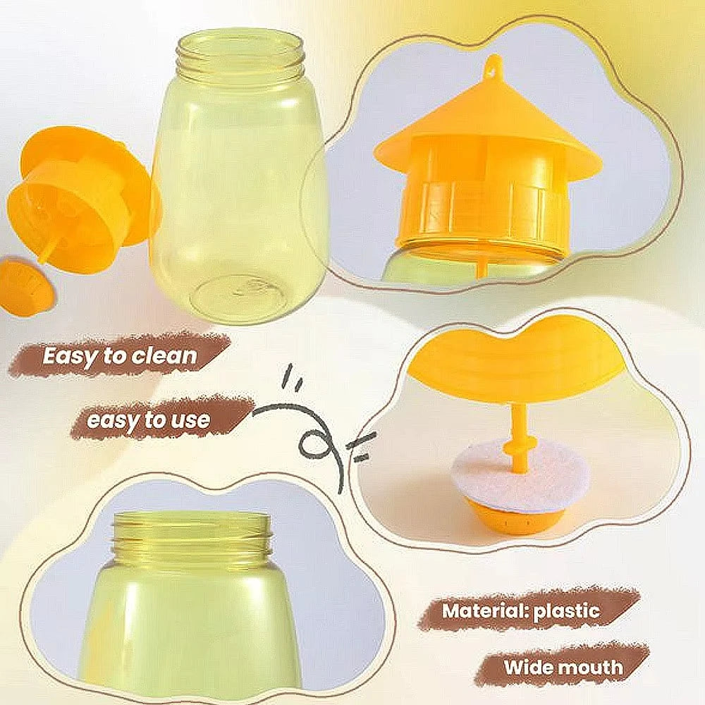 Plastic Fruit Fly Trap Killer Anti Fly Fruit Fly Killer Catcher Orchard Mosquitoes Trap Pest Control Farm Orchard Household