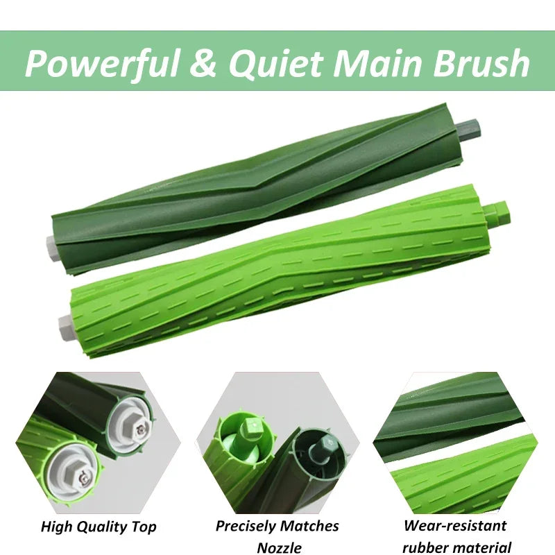 For iRobot Roomba i3,, i4, i6, i6+, i7, i7+, i8, i8+, E5, E6, E7,Vacuum Cleaner Part Hepa Filter Main Side Brush Replacement