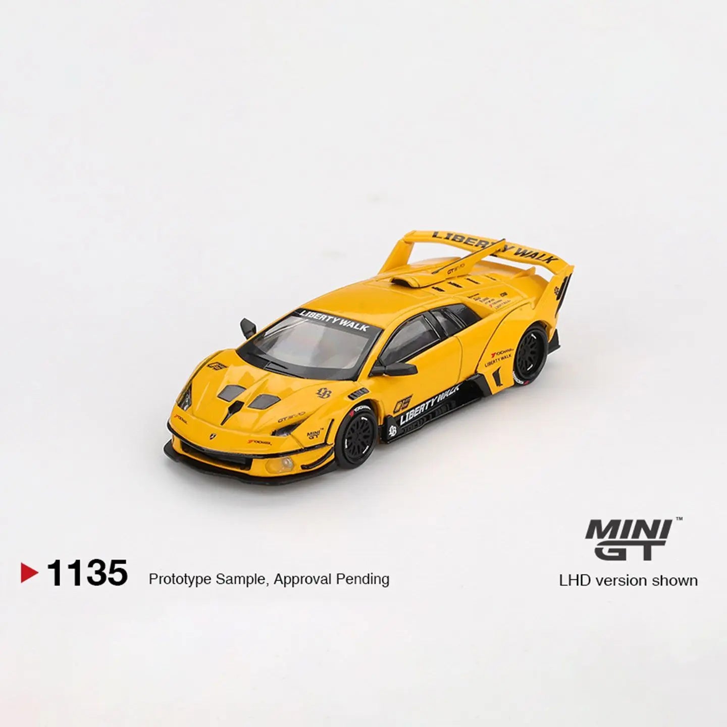 MINIGT 1:64 Lamborghini Huracán GT RONIN Countach 25th LBWORKS Alloy Die-Cast Car Model Collection Gift