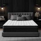 King Hybrid Mattress 10" Thick – Pocketed Coils & Memory Foam Motion-Free Bed (Gel Cooling, 10-Year Warranty)