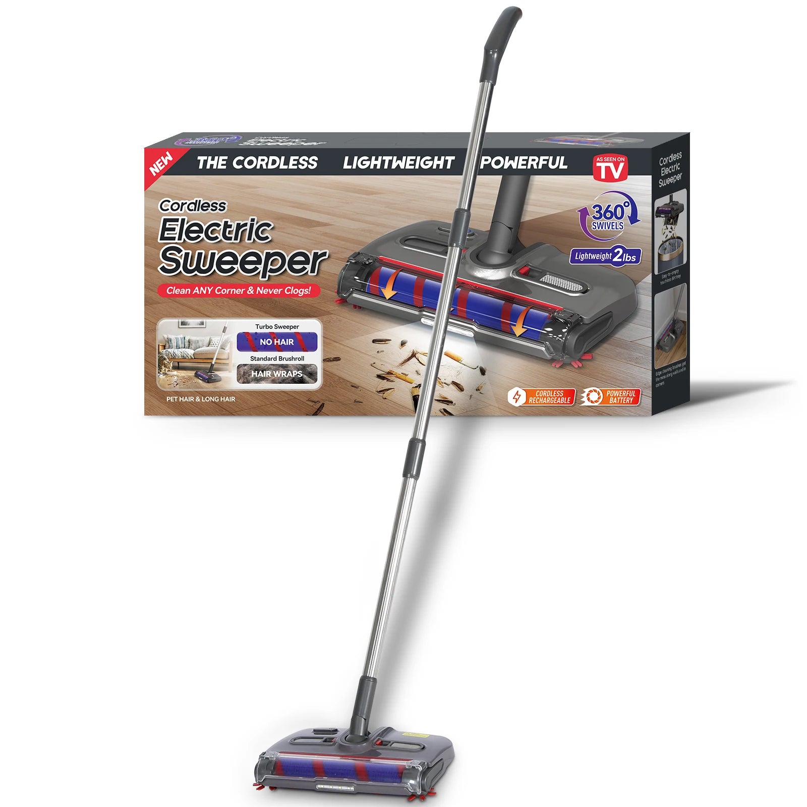Wireless Electric Spin Mop Cleaner Automatic Mops Floor Cleaning Electric Floor Mop Rechargeable Home-appliance Sweeper Cleaning
