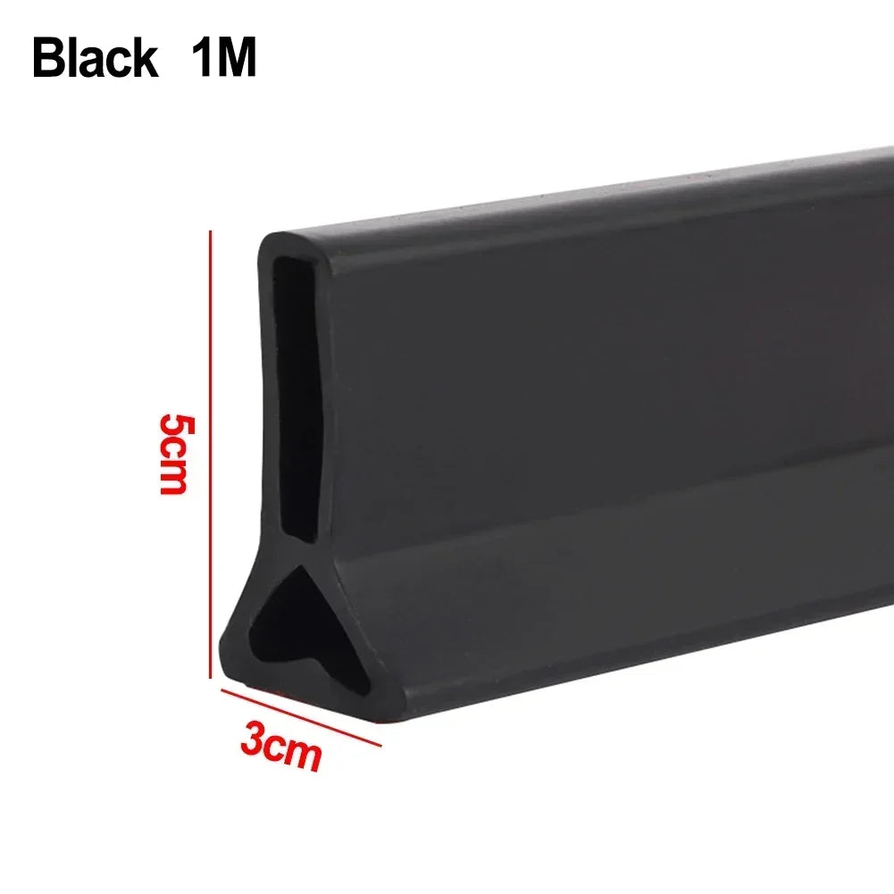 Stopper Water Barrier 5cm Height Accessories Bathroom Kitchens Silicone Transparent/Grey/black/white Brand New