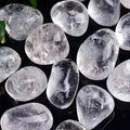 Natural Polishing White Rolling Crystal Stone  Gravel Rock Quartz Raw Gemstone Mineral Specimen Decoration Energy Stone