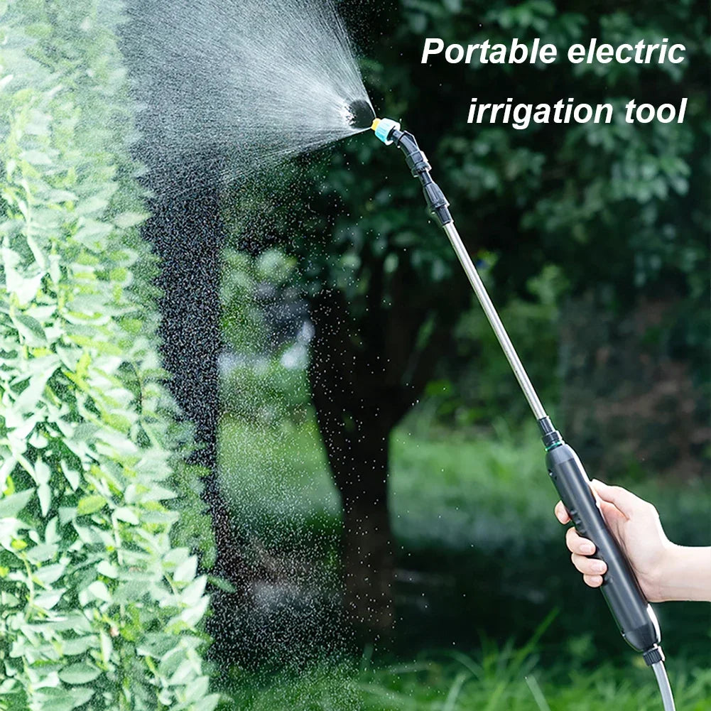 USB Rechargeable Portable Electric Sprayer with 2/4 Mist Nozzles Electric Garden Sprayer with Telescopic Handle Irrigation Tool