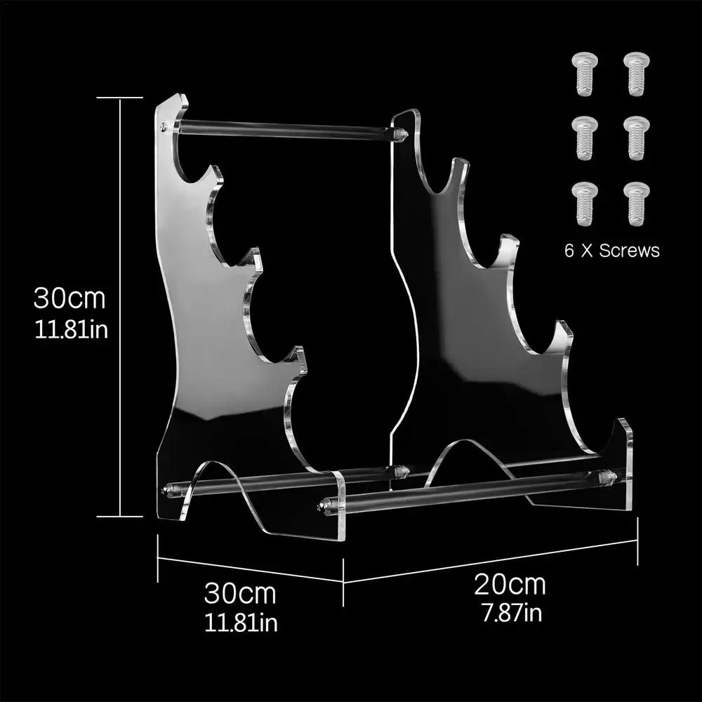 Lightsaber Display Stand 4 Tier Wand Holder Display Clear Lightsaber Hilt Stand Clear Wand Display Stand No Drill Katana Holder