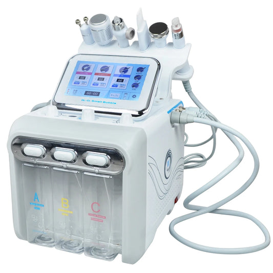 6 in 1 Hydro Microdermabrasion Aqua Peeling H2O2 Facial Machine Hydra Water  Dermabrasion Peel Oxygen Jet Beauty Equipment