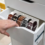 Belt Organizer Acrylic Belt Storage Holder Compartments Display Case Clear Belt Tie Case For Closet Organization Of Scarves