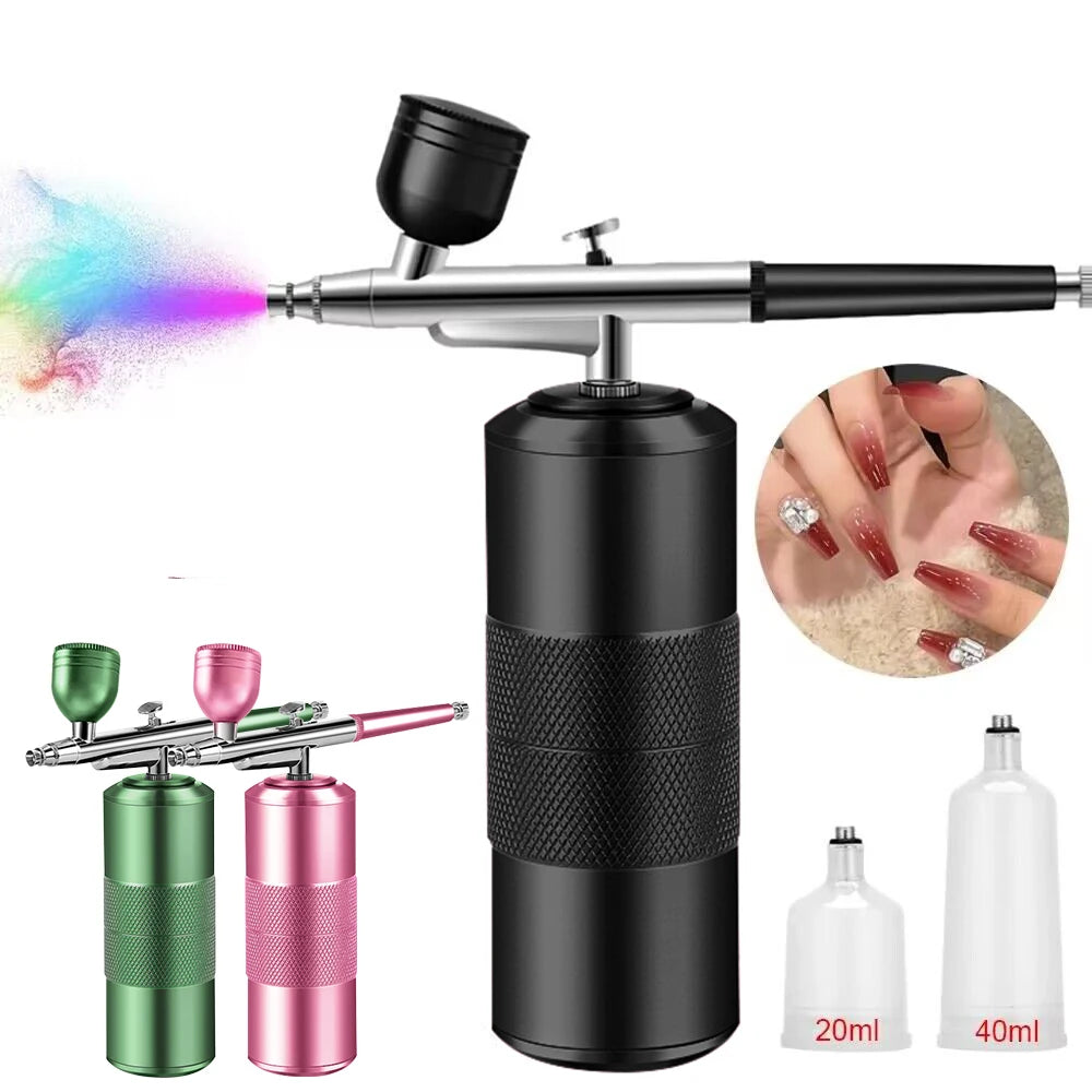 Air brush nail belt compressor portable air brush nail compressor nail art painting handicraft air brush compressor