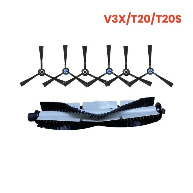 Robot Cleaner Central Roller Side Brush Cover for Ilife V3X/T20/T20s Robot Vacuum Cleaner Parts Brushes Accessories Replacement