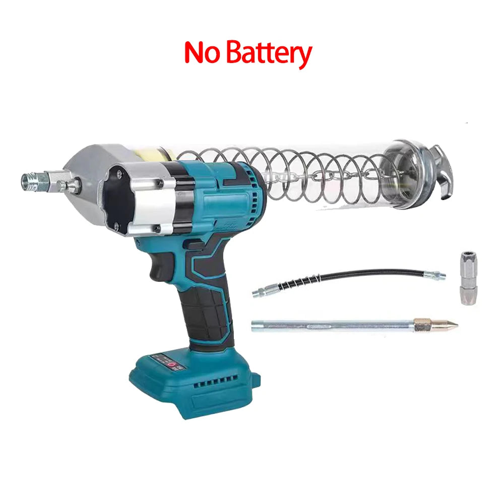 Brushless Electric Grease Gun Wireless Fully Automatic High-Pressure Excavator Specific Grease Gun Fit Makita/Dewalt 18V Battery