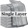 10-100pcs Steel Wire Rags Cloth Home Kitchen Pot Pan Dishwashing Double-sided Dishcloth Cleaning Cloths Scrubber Towel Wholesale