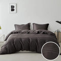 Simple&Opulence 100% Eucalyptus Lyocell Tencel Duvet Cover Set   Cooling Breathable Duvet Cover Soft Silky, Luxury Bedding Set