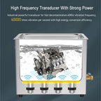 Ultrasonic Cleaner 1L 2L 3L 6L 10L 22L 30L Ultrasonic Bath EU UK Plug Portable Heated 600W Cleaning Washing Ultrasound Machine