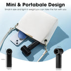 Handheld Turbo Fan Portable Strong Wind Adjustable 5 Speeds 3000mAh US