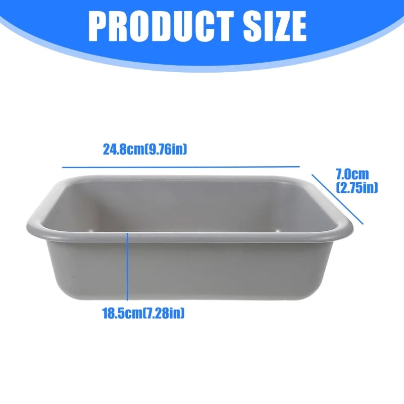 2 Pieces Kids Kitchen Sink Toy Set Realistic Play Accessories For Pretend Cooking And Cleaning 15UB