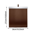 Car Backseat Hanging Garbage Bin PU Leather Vehicle Garbage Organizer Foldable Trash Can Car supplies For Car SUV Truck