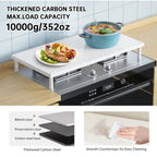 Kitchen Gas Stove Rack, Food Preparation Stand, Cover Rack, Gas Stove Holder, Retractable Shelf, Heat-Insulating Storage Rack