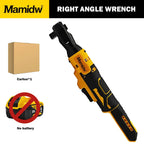 Mamidw Brushless Electric Ratchet Wrench 3/8In Cordless Variable Speed Power Wrench Impact Driver For Dewalt 20V Battery PIN