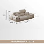 Luxury Genuine Italian Leather Sofa