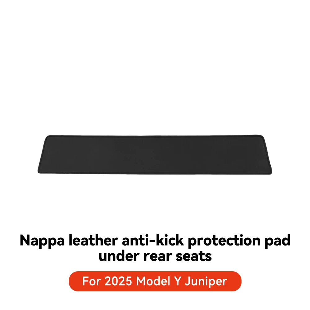 YZ For Tesla Model Y/3 Juniper 2021-2025 Rear Seat Lower Anti-kick Pad Protective Mat Electric Vehicle Protective Accessories