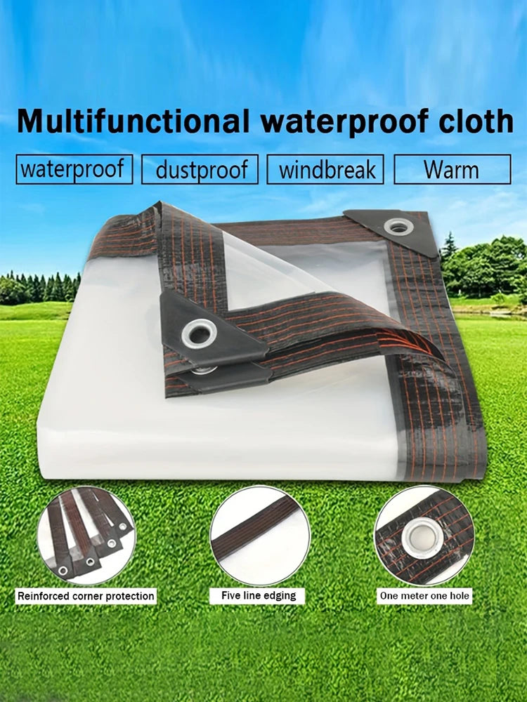 Transparent plastic waterproof cloth, waterproof cold insulation cloth, greenhouse insulation film
