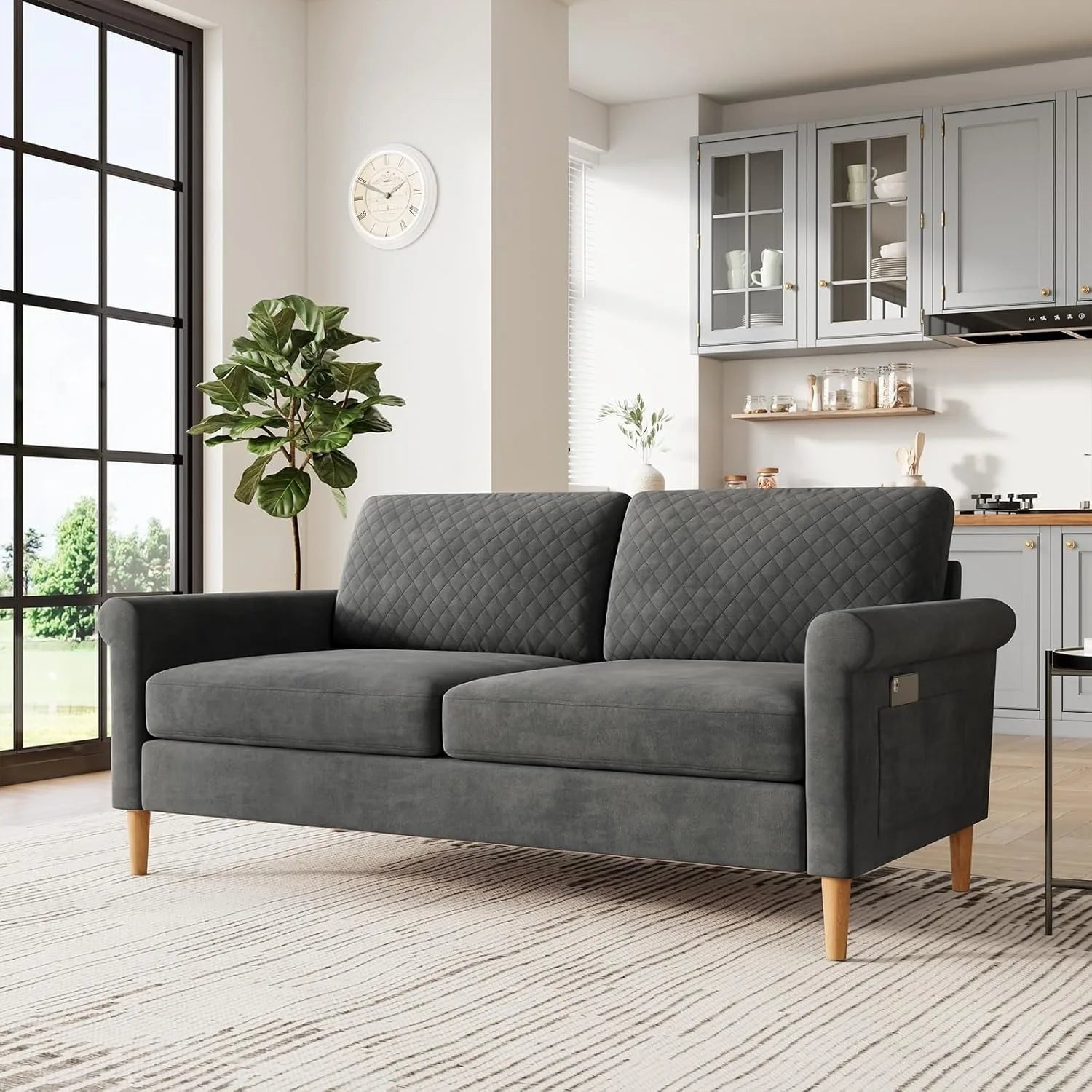 Small Comfy Loveseat Sofa