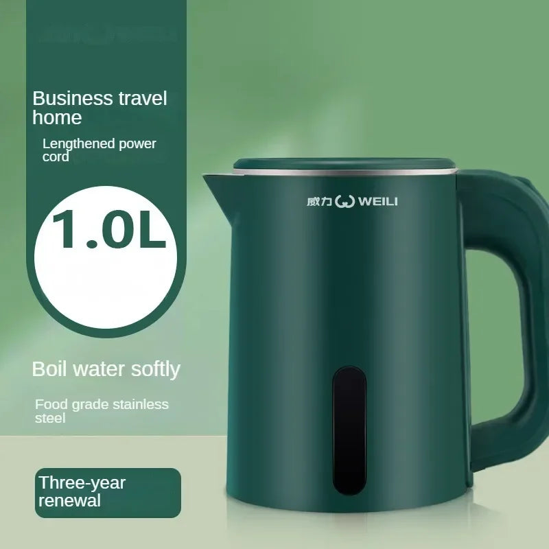 Tea Electric Water Kettle1L Portable Travel Water Smart Boiler Bottle Mini Coffee Healthy Electrilc Keettle For Home Office