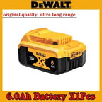 Original DEWALT battery，20V,，6AH， rechargeable lithium-ion battery， DCB115， DCB118,，Dewalt tool battery, dewalt ，DCB1104 charger