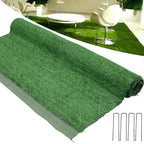 Artificial Turf Grass 1cm Grass Height High Density Realistic Carpet Synthetic Lawn Rug Garden Decor Natural False Grass Rug